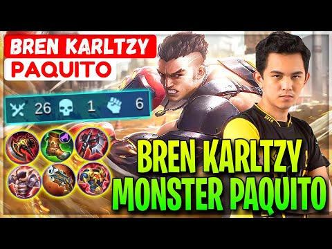Bren Karltzy Monster Paquito - Chessman Paquito - Mobile Legends Gameplay And Build