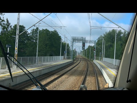 Cabview 4K EN61-001 Kraków Główny - Oświęcim - Kraków Główny + sound - 12.07.2022