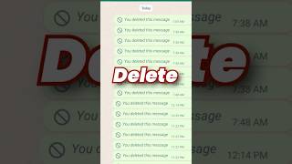 What’s app la neega msg lam delete pannuvigala? Pochi ❌👎🏻🤦🏻‍♂️