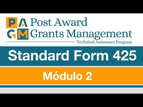 Standard Form 425 Module 2