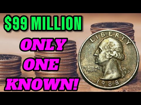 1988 Quarter Worth BIG MONEY! Most Valuable US Quarter Coins
