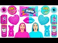 Pink Food Vs Blue Food Color Challenge Crazy Challenge By PaRaRa