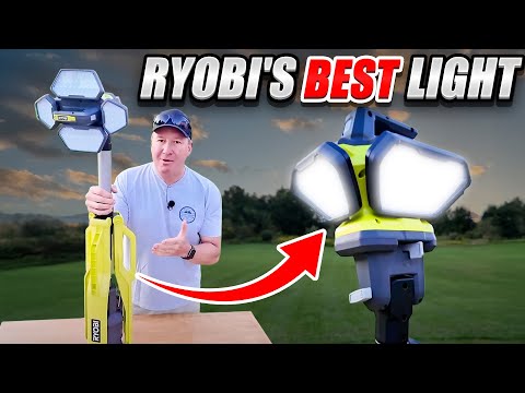 Ryobi Just Launched This New TriPower Tripod LED Light!
