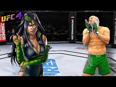 Tanya Sealy (Black Mamba) vs. Old Bruce Lee - EA sports UFC 4