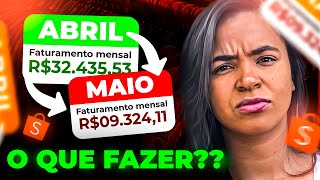 Minhas VENDAS na SHOPEE cairam MUITO! O que fazer??