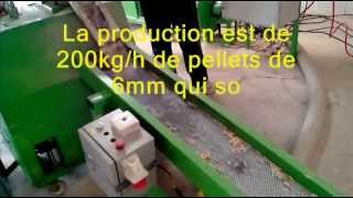 preview picture of video 'Pellets-ease Fabrication de granulés bois Région Champagne'