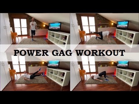 POWER GAG WORKOUT - 20 MINUTES WORKOUT
