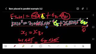 Bars placed in parallel N5 example 3.2 Strength of materials and structures N5.