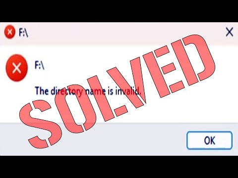 How to fix The directory name is invalid SD Card error and recover your files