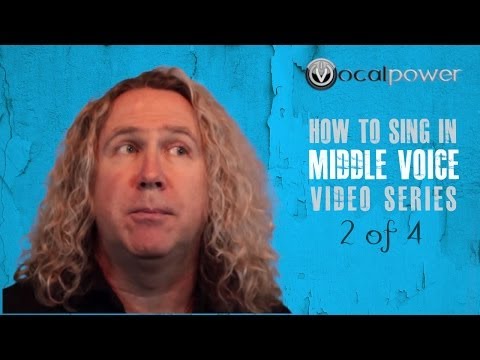 How to sing high notes softly without falsetto - Vocal power - Middle voice 2