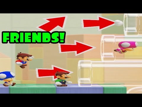 Super Mario Maker 2 Multiplayer Co-Op with Friends