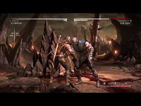 Mortal Kombat X - Scorpion Ninjutsu Combo 01