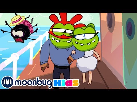 Om Nom Stories - Nightmare Cruise! | Cut The Rope | Funny Cartoons for Kids & Babies | Moonbug TV