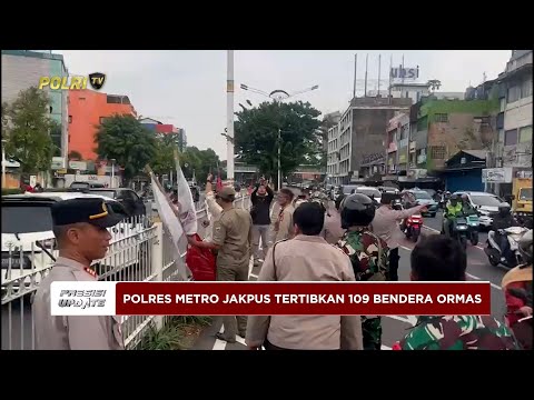PRESISI UPDATE: POLRES METRO JAKPUS TERTIBKAN 109 ORMAS ATAS TINDAKAN PREMANISME 12/05/25 (13.00)