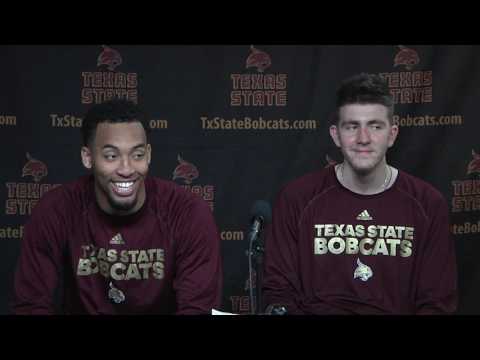 Texas State MBB Postgame Press Conference vs. Lamar - Players
