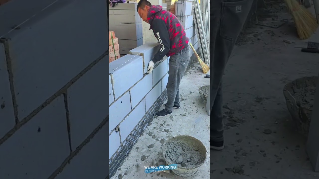 AAC Block Laying Tutorial 👷‍♂️