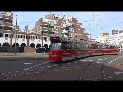 HTM tramlijn 9 Vrederust - Scheveningen Noorderstrand | versneld