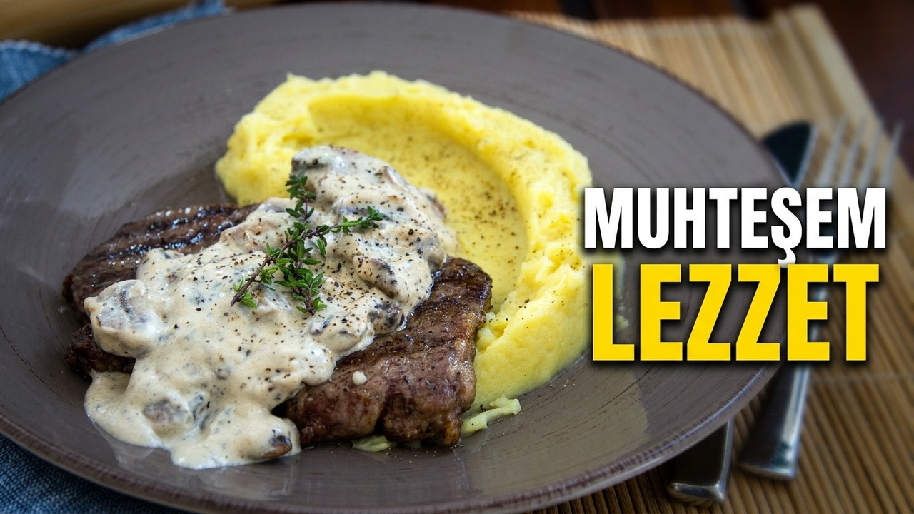 Bu Kremalı Mantar Soslu Et Tarifini Bir Kere Yapsanız Vazgeçemezsiniz
