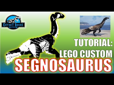 TUTORIAL ON HOW TO CUSTOM LEGO SEGNOSAURUS JURASSIC WORLD سيجنوصور 세그노사우루스 神龙 เซกโนซอรัส SEGNOSAURIO