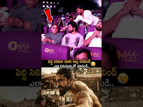 పెద్ది సినిమా చూసి అల్లు అరవింద్ ఎలా ఏడుస్తున్నాడో | Allu Aravind Watching To Peddi Movie | AM