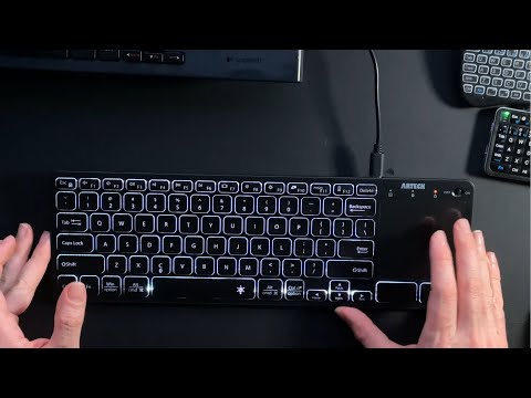 Arteck HB305-4B HTPC Bluetooth Backlit Keyboard with Touchpad Review