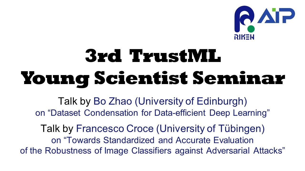 TrustML Young Scientist Seminar #3 20220210 サムネイル