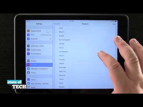 iPad Air Quick Tips - Change Ringtone