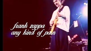 Frank Zappa live in Barcelona 1988 / Any kind of pain (best sound!)