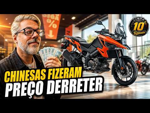 O EFEITO DAS CHINESAS! 10 Motos tradicionais que perderam preço com a chegada das novas marcas