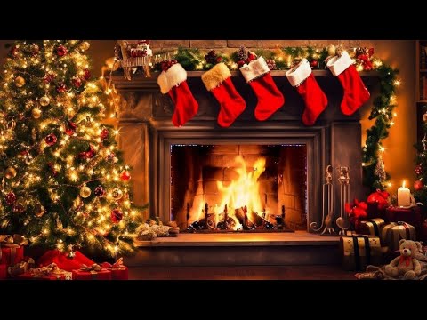 Frank Sinatra, Nat King Cole, Bings Crosby, Dean Martin 🎄 Oldies Christmas Songs with Fireplace #3