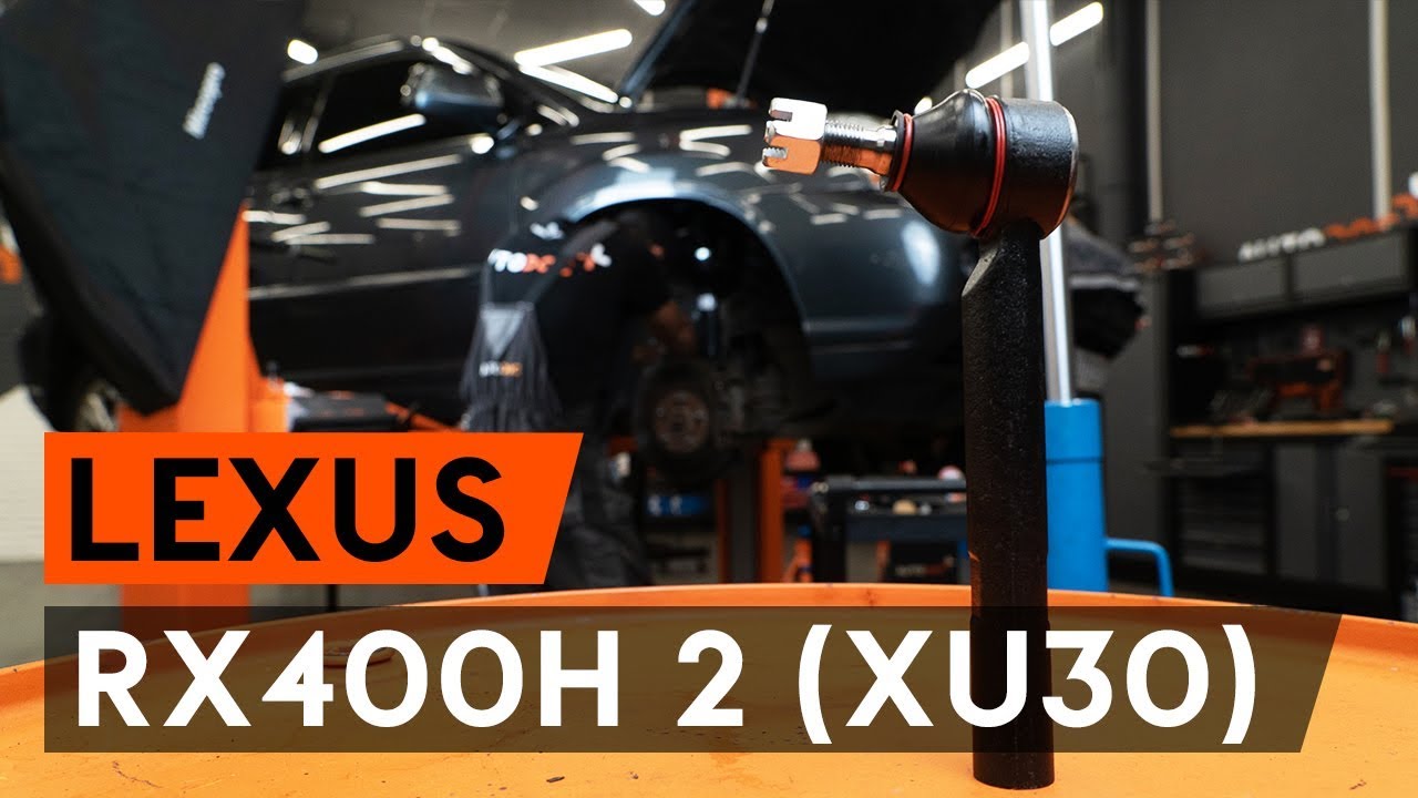 Kako zamenjati avtodel volanski končnik na avtu Lexus RX XU30 – vodnik menjave