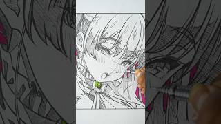 how to draw Houshou Marine✨【hololive/宝鐘マリン】#宝鐘マリン #hololive #イラスト