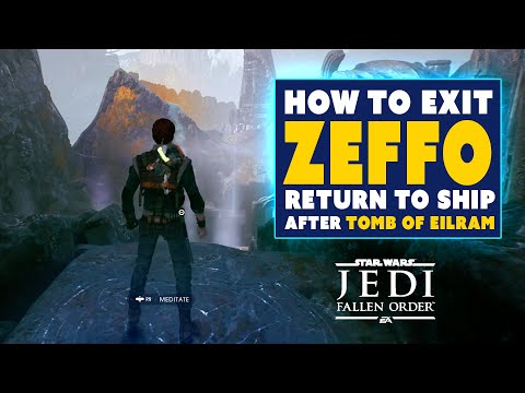 Exit/Return to Ship in ZEFFO after Tomb of Eilram | Star Wars Jedi Fallen Order