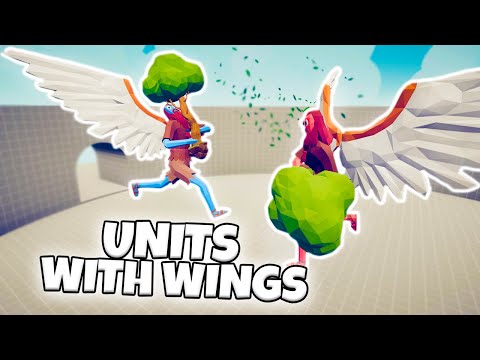 UNITS WITH WINGS VS THEMSELVES | TABS BUGS DLS GAMEPLAY