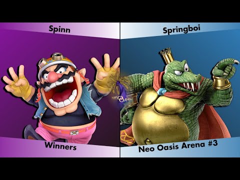 Neo Oasis Arena #3 – Spinn (Wario) Vs. Springboi (King K. Rool) SSBU Tournament