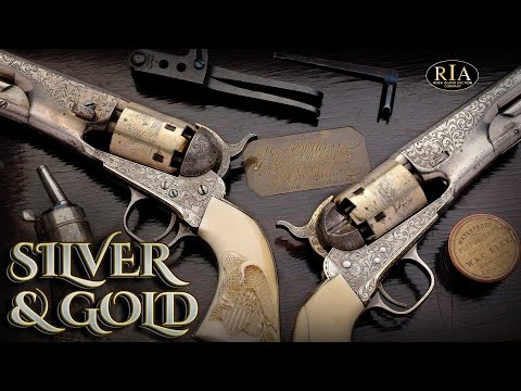 A Celebrity Pair of Lavish Colt 1861 Navy Revolvers