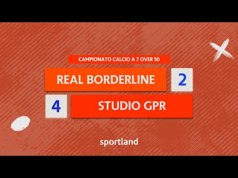 HIGHLIGHTS • Campionato Calcio a 7 Over 50 - Real Borderline vs Studio GPR