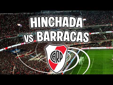 "HINCHADA VS BARRACAS  ⚪" Barra: Los Borrachos del Tablón &bull; Club: River Plate &bull; País: Argentina