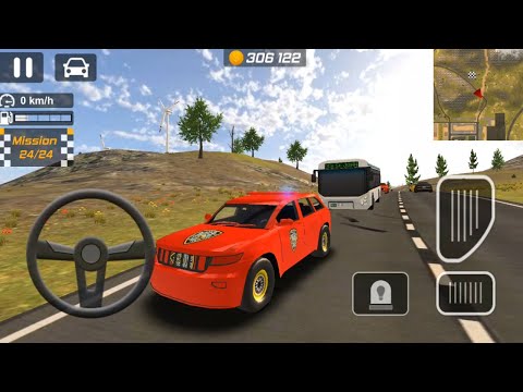 Police Drift Car Driving - Red Police Suv 4x4 Driving Simulator - All Missions Completed Gameplay