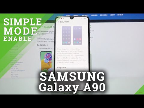 How to Enable Easy Mode on SAMSUNG Galaxy A90 – Exit Easy Mode