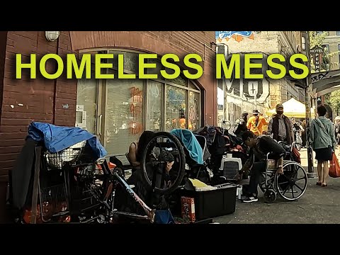 July 11, 2023 - Homeless Update in Vancouver, Canada.