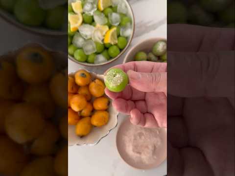 Spring is here #janerik #sourplums #springfruit #asmr