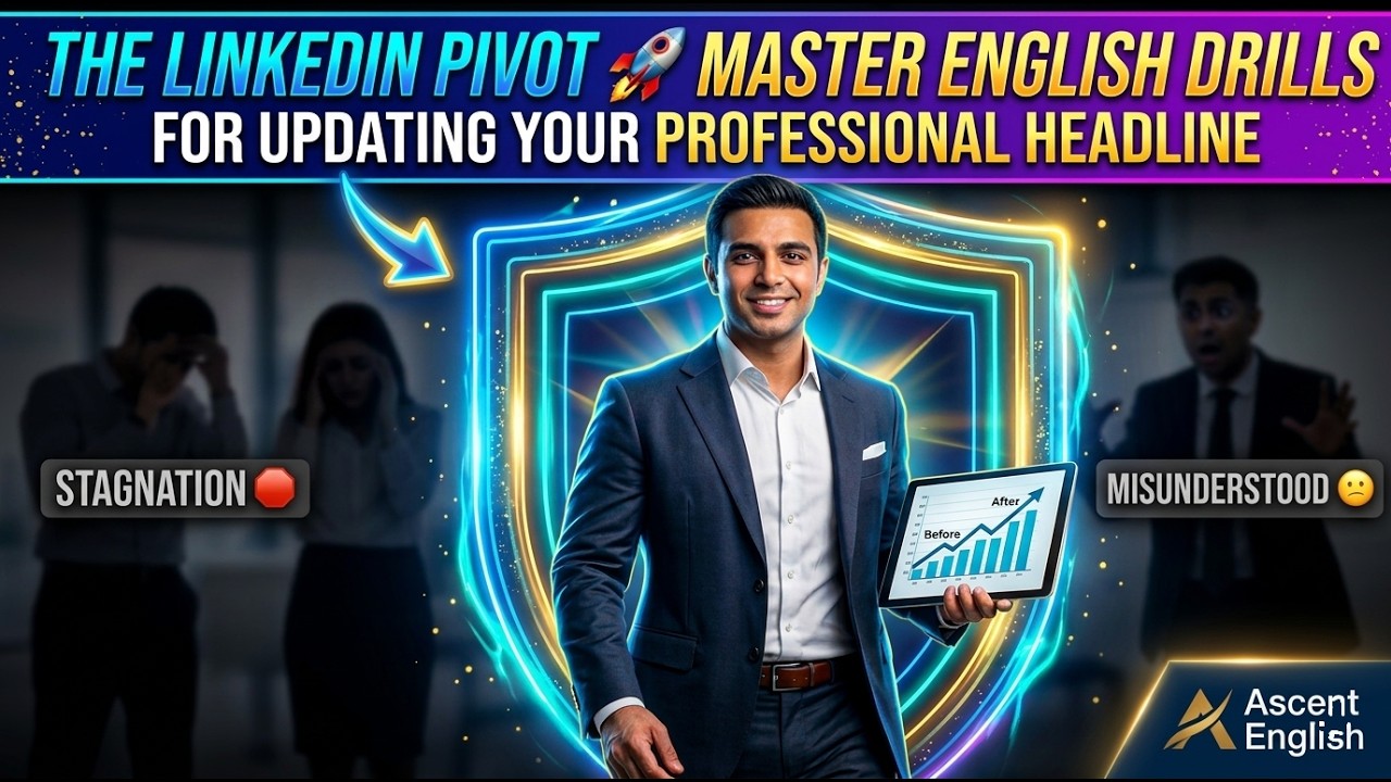 The LinkedIn Pivot 🚀 Master the English Drills for Updating Your Professional Headline