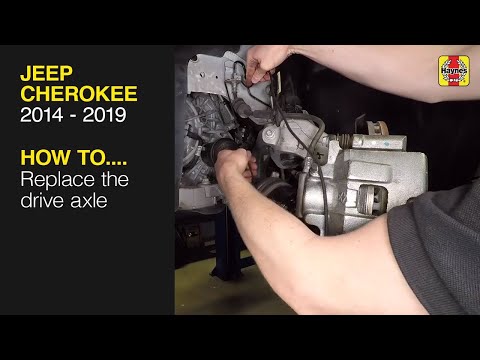 How to Replace the drive axle on the Jeep Cherokee 2014 to 2019