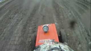 preview picture of video 'Ardmore Extreme Lawnmower Races August 2011 Allis OWNED Head Cam'