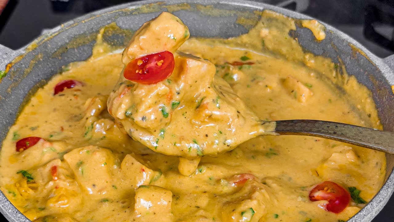 A MELHOR RECEITA DE FRANGO CREMOSO QUE JÁ FIZ | NÃO VAI AO FORNO | Gabriel Freitas