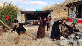 Afshin&#39;s house destroyed by his stepmother, Afshin&#39;s farewell to Zolfa&#39;s farm💔