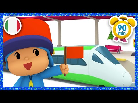 🚂 POCOYO ITALIANO-NUOVO EPISODIO:Tutti a Bordo il Treno! [90 min]VIDEO e CARTONI ANIMATI per bambini