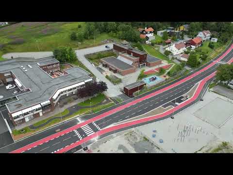 Sykkeltfelt i Torvmyrveien, Randaberg