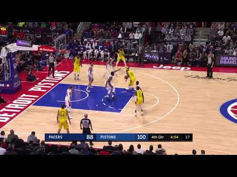 Drummond moves his feet, blocks Turner's shot